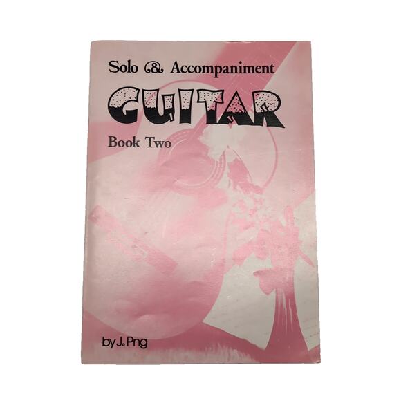 Solo & Accompaniment Guitar Books 1 & 2 by J. Png Vintage 1988 Learn To Play - Picture 8 of 12